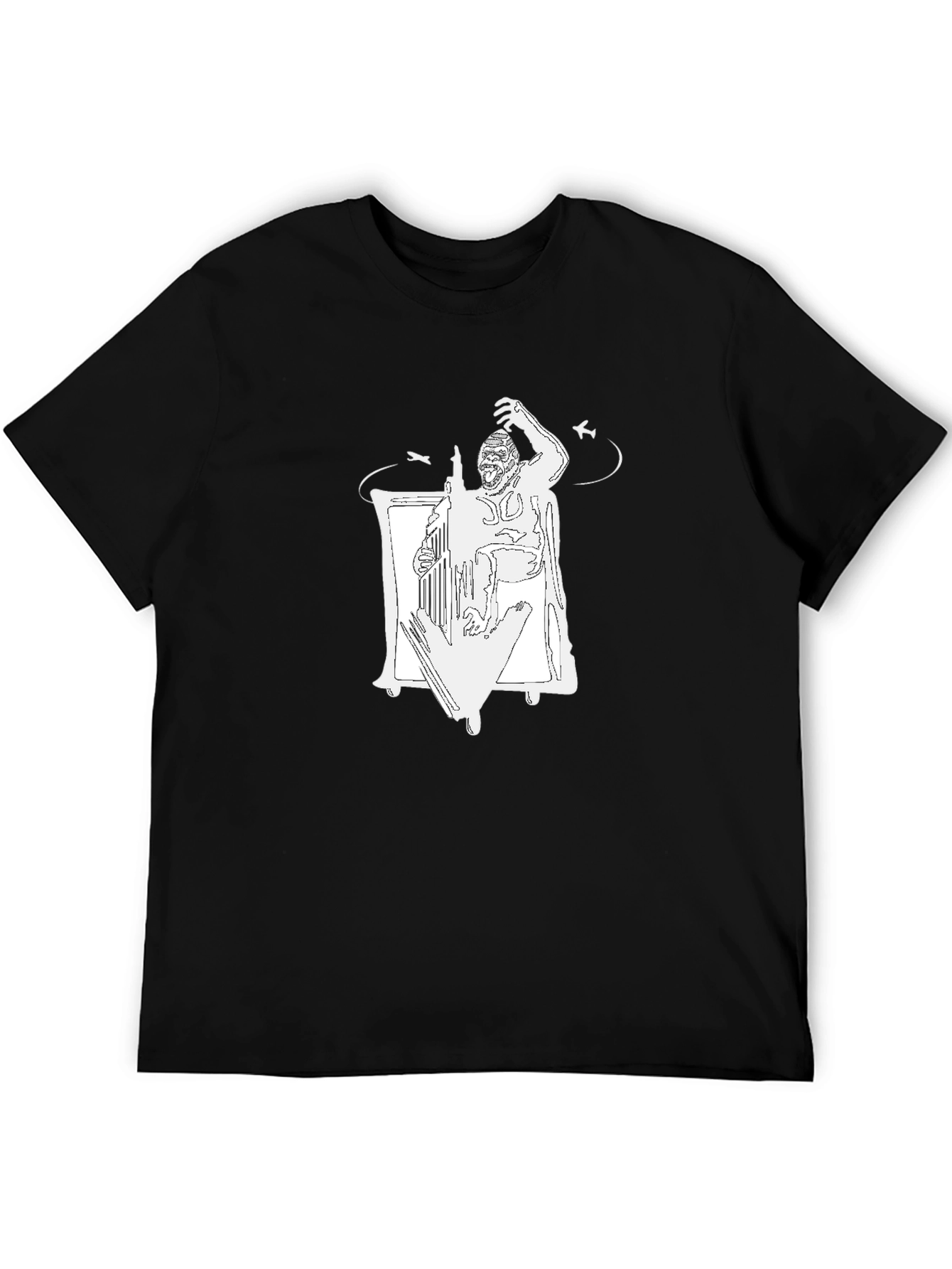 Gorilla Orchestra Conductor Graphic T-Shirt