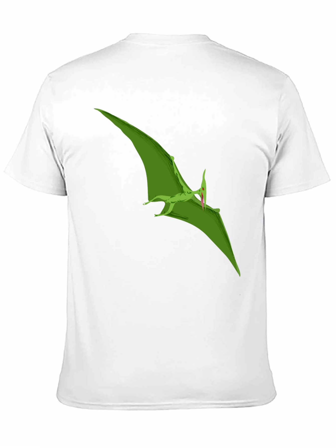 Pterodactyl Graphic Tee - Black Cotton T-Shirt