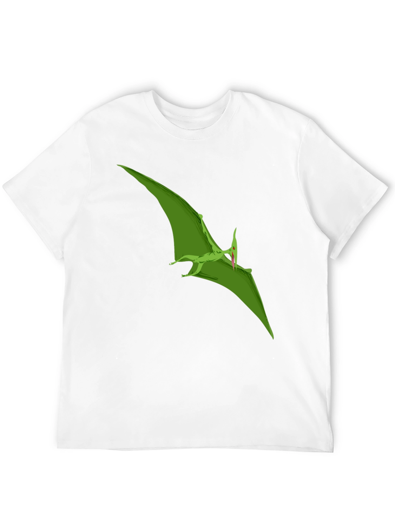 Pterodactyl Graphic Tee - Black Cotton T-Shirt