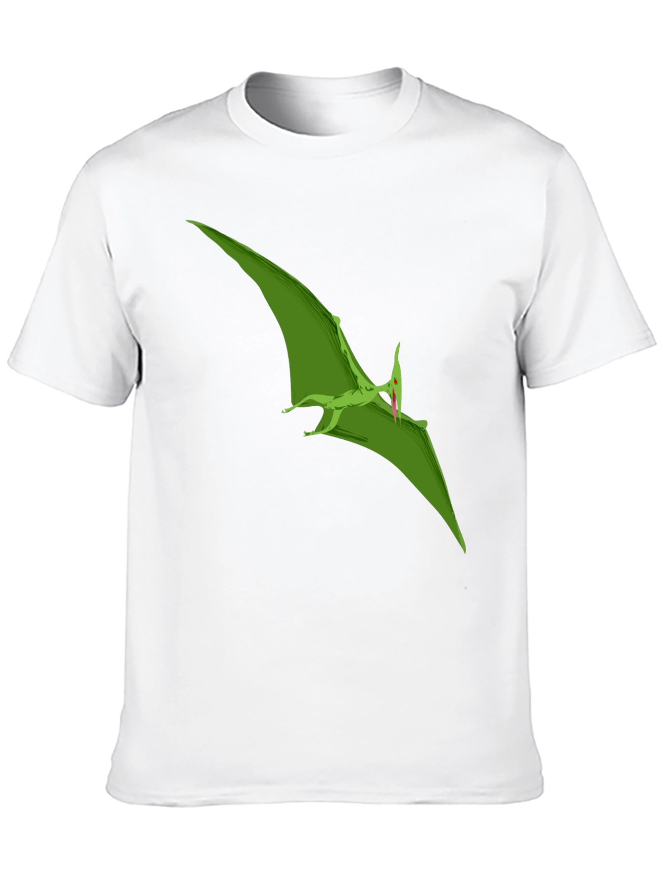 Pterodactyl Graphic Tee - Black Cotton T-Shirt