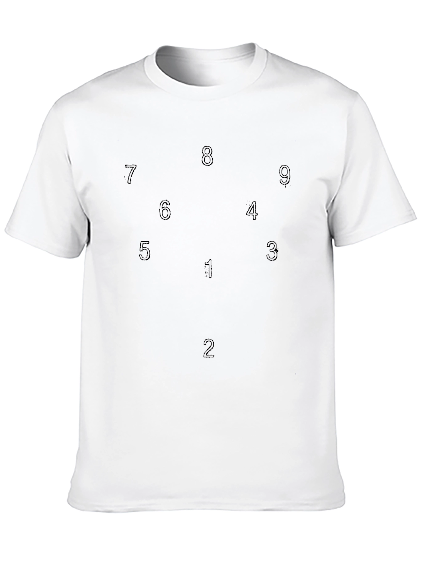 Mens Casual Black Graphic Tee
