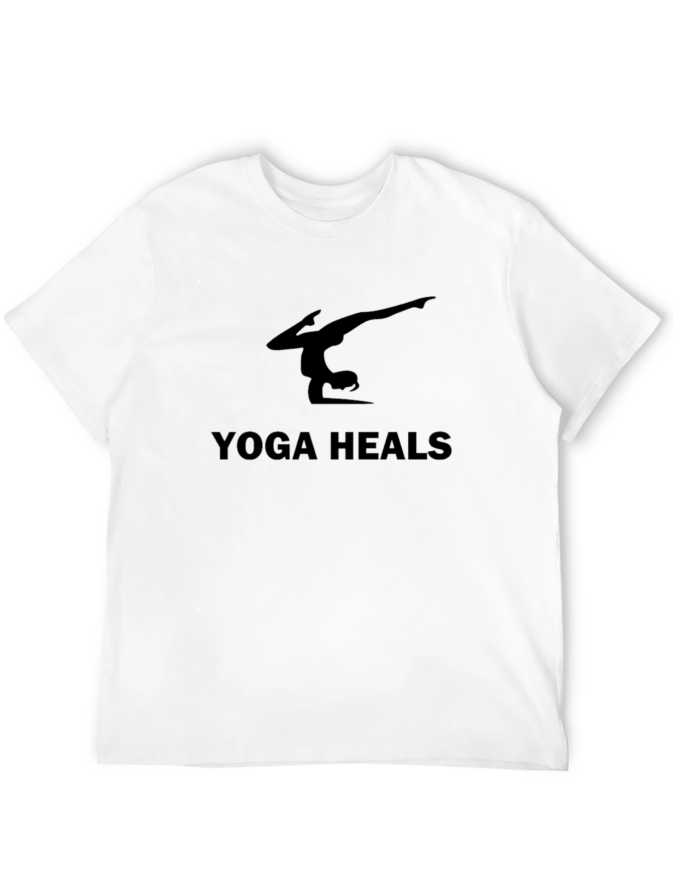 Yoga Heals Black T-Shirt