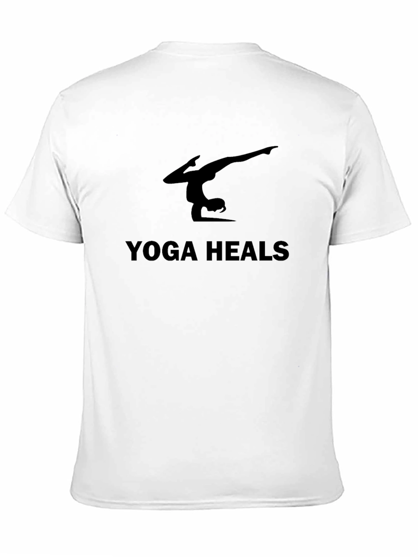 Yoga Heals Black T-Shirt