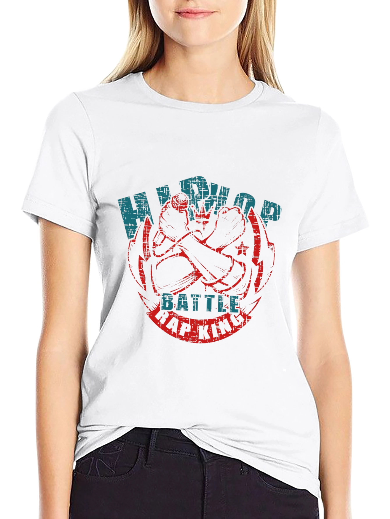 Hip Hop Battle Rap King Graphic Tee