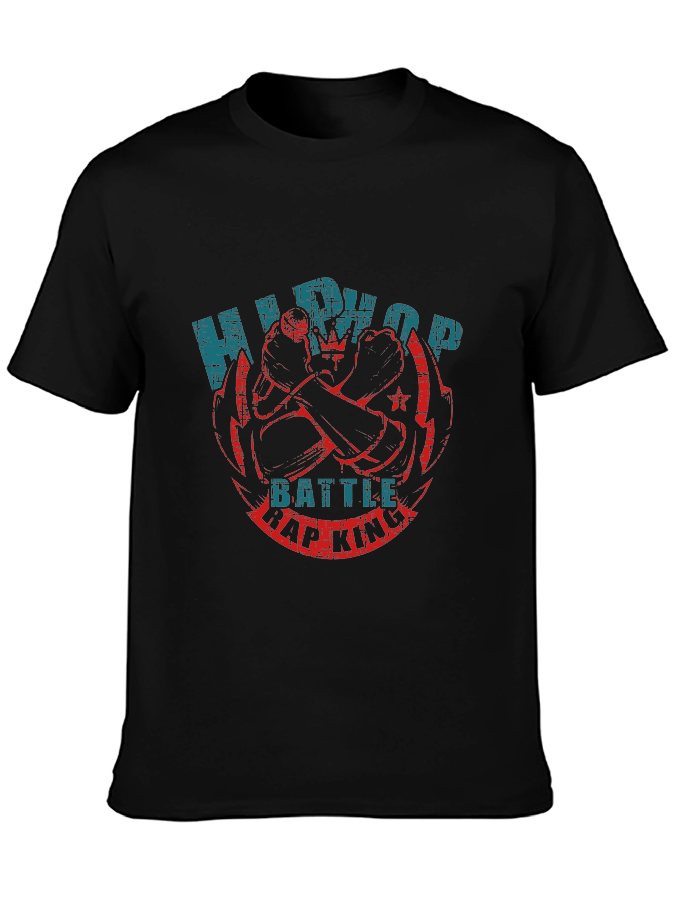 Hip Hop Battle Rap King Graphic Tee