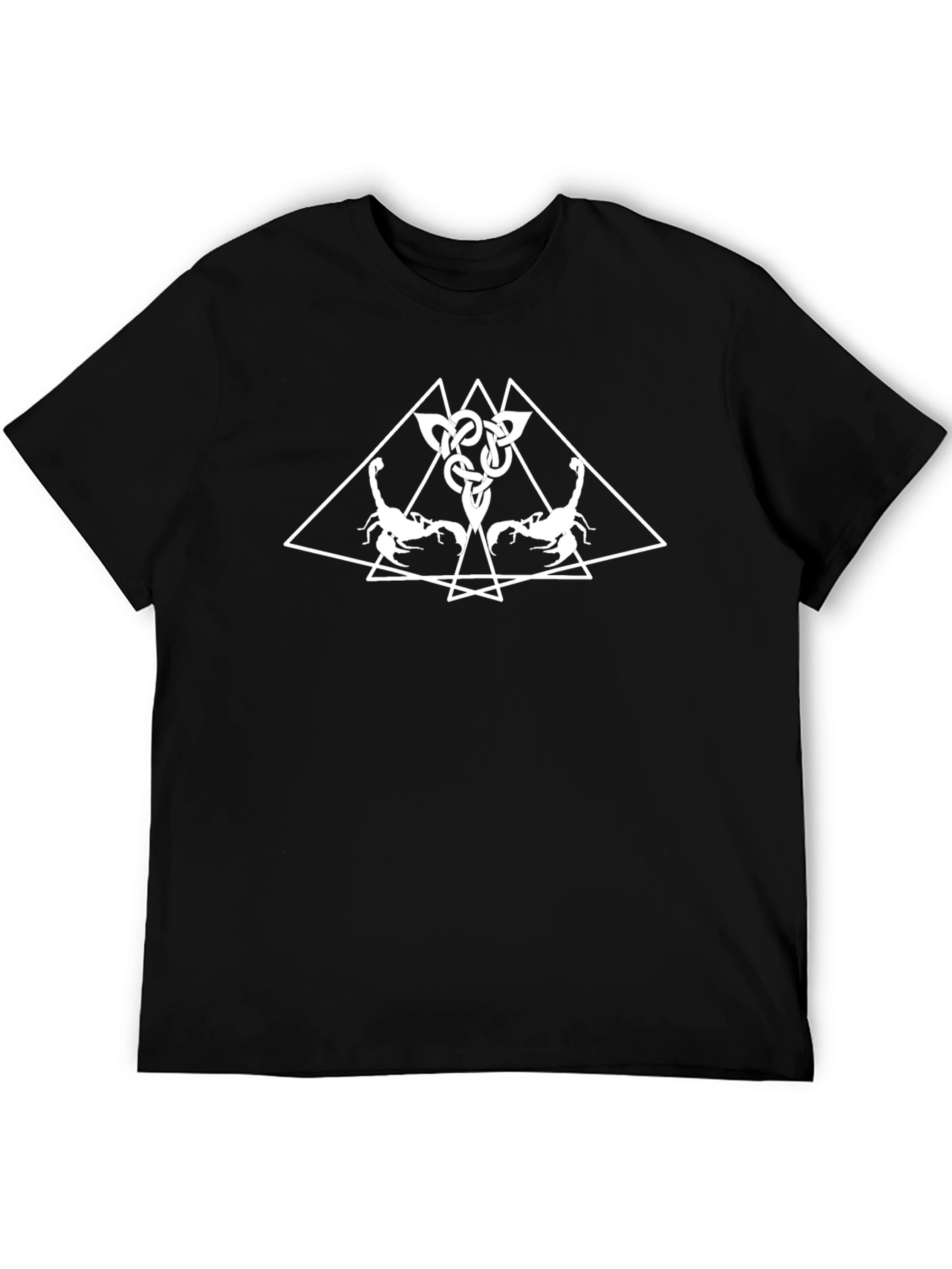 Scorpion Triangle Graphic Tee - Black