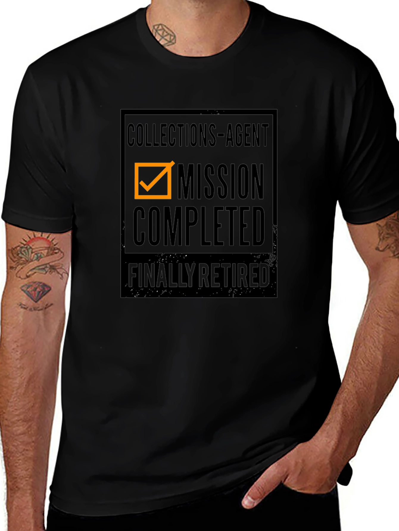 Collections Agent - Mission Completed T-Shirt