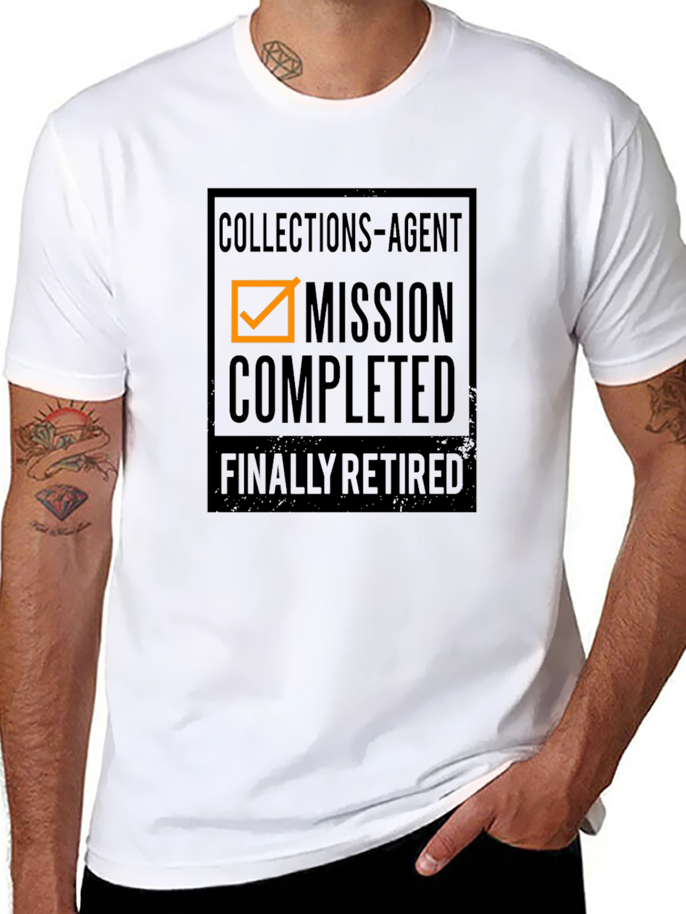 Collections Agent - Mission Completed T-Shirt