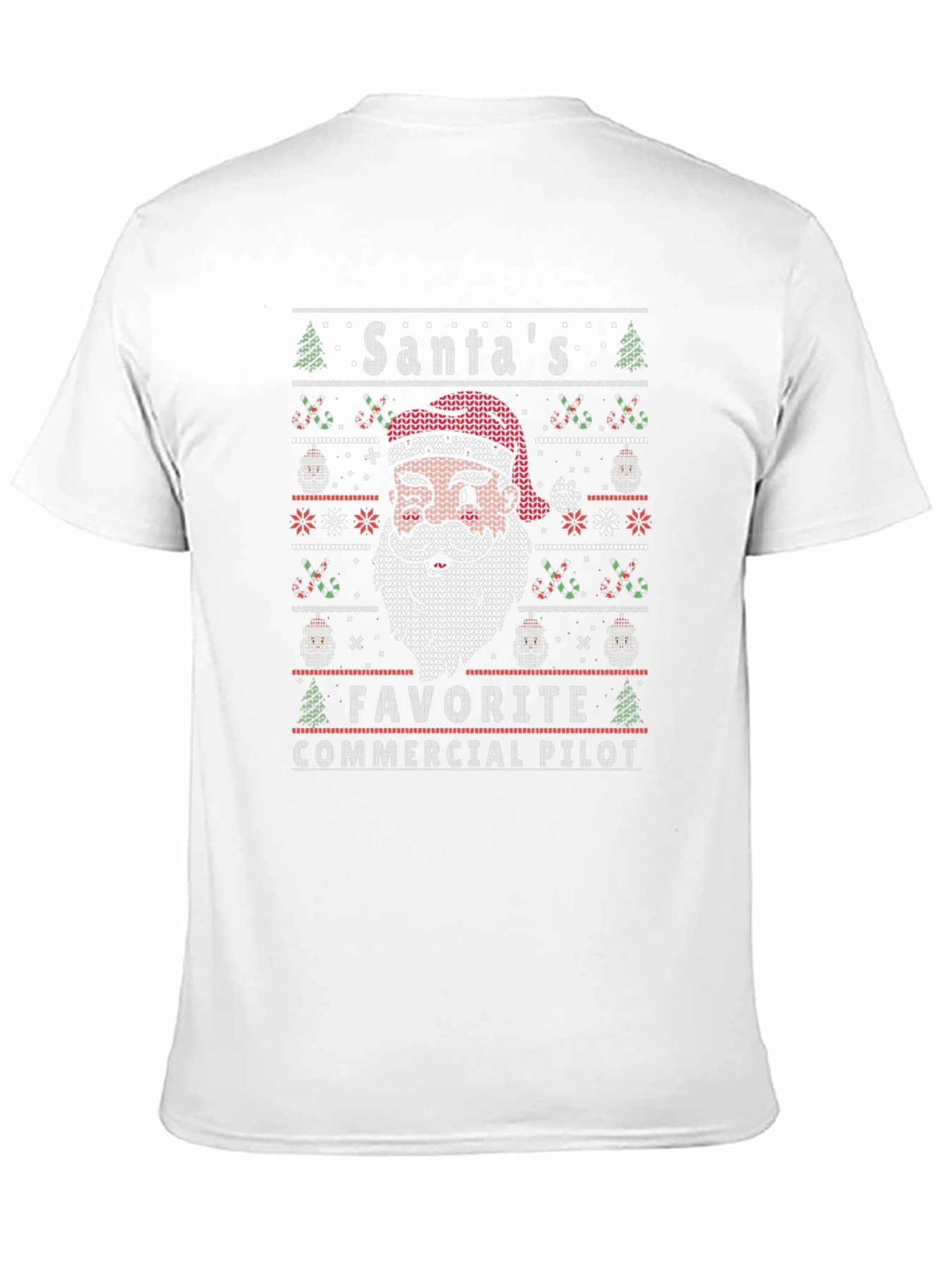 Santas Favorite Commercial Pilot Christmas T-Shirt