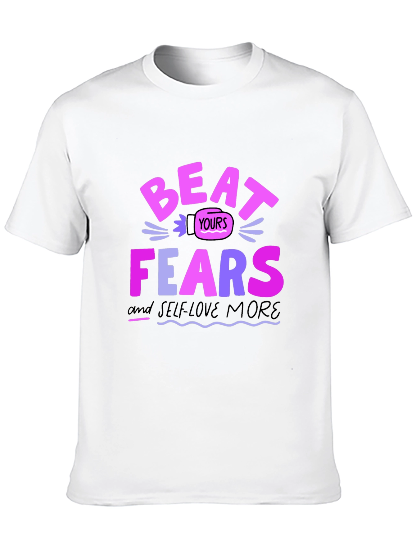 Beat Your Fears Black Graphic Tee