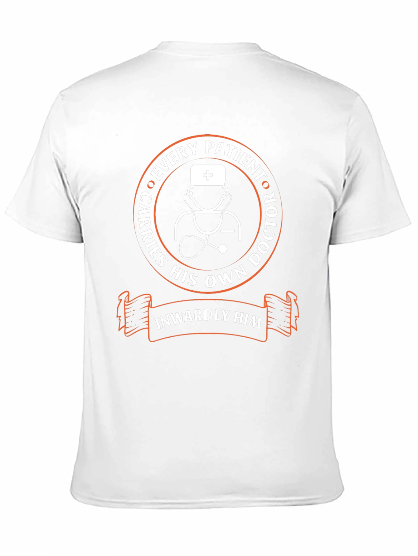 Doctor Graphic Print Black T-Shirt