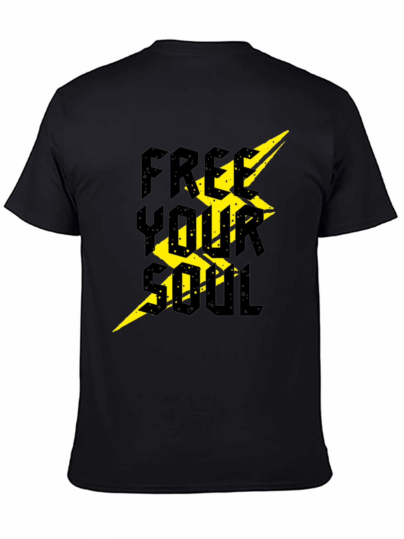 Free Your Soul Graphic T-Shirt - Black