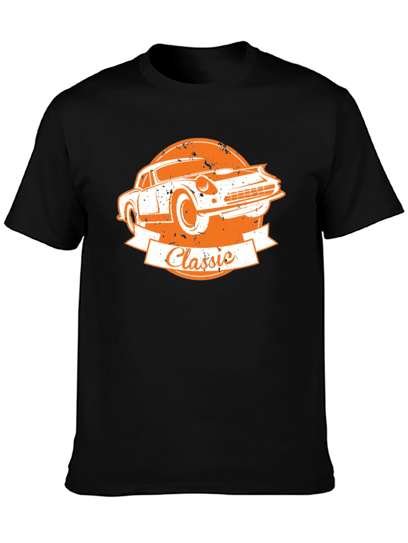 Classic Car Graphic T-Shirt - Retro Design