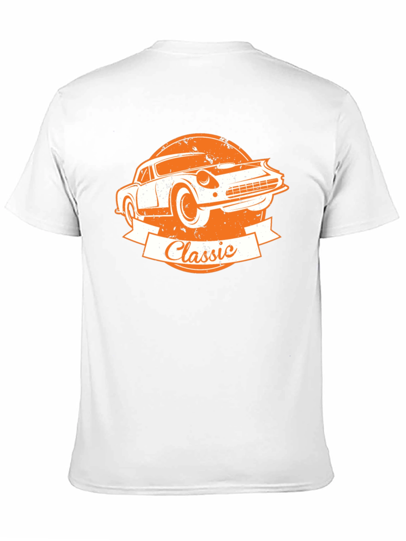 Classic Car Graphic T-Shirt - Retro Design