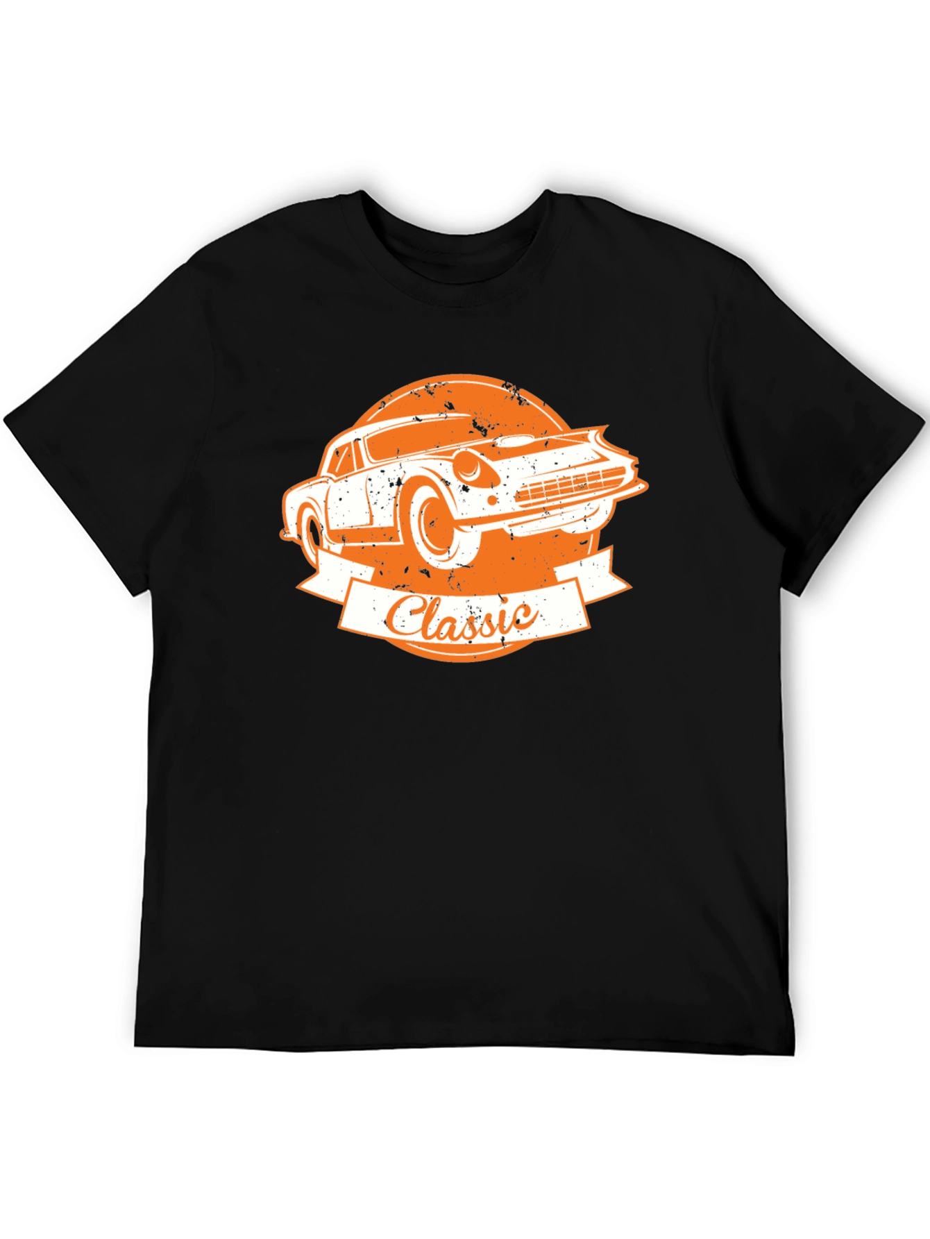 Classic Car Graphic T-Shirt - Retro Design