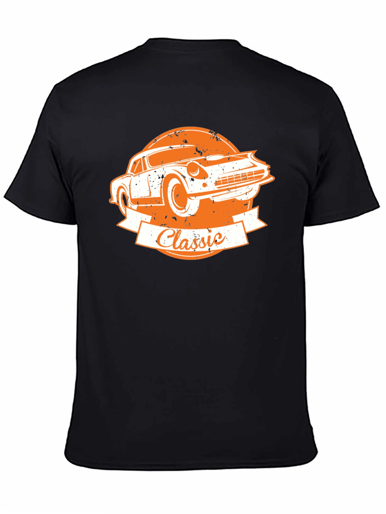 Classic Car Graphic T-Shirt - Retro Design