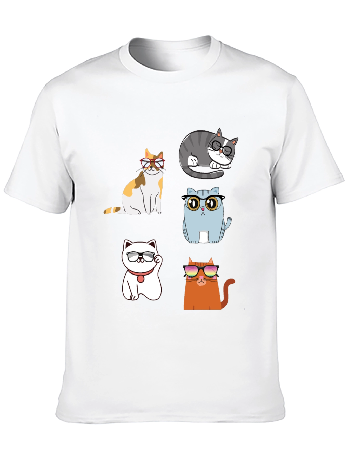 Cool Cats Graphic T-Shirt - Unisex Black Tee