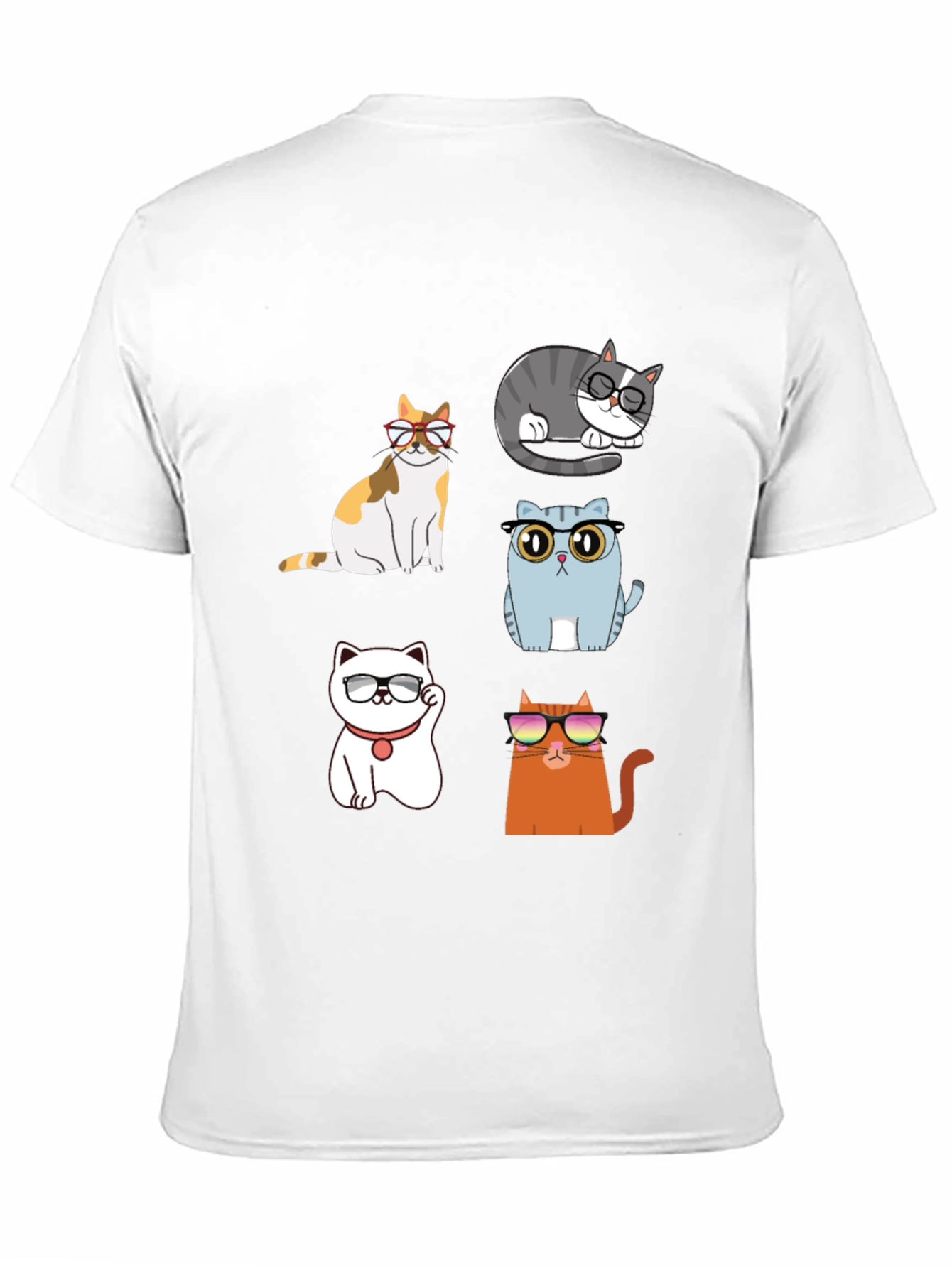 Cool Cats Graphic T-Shirt - Unisex Black Tee