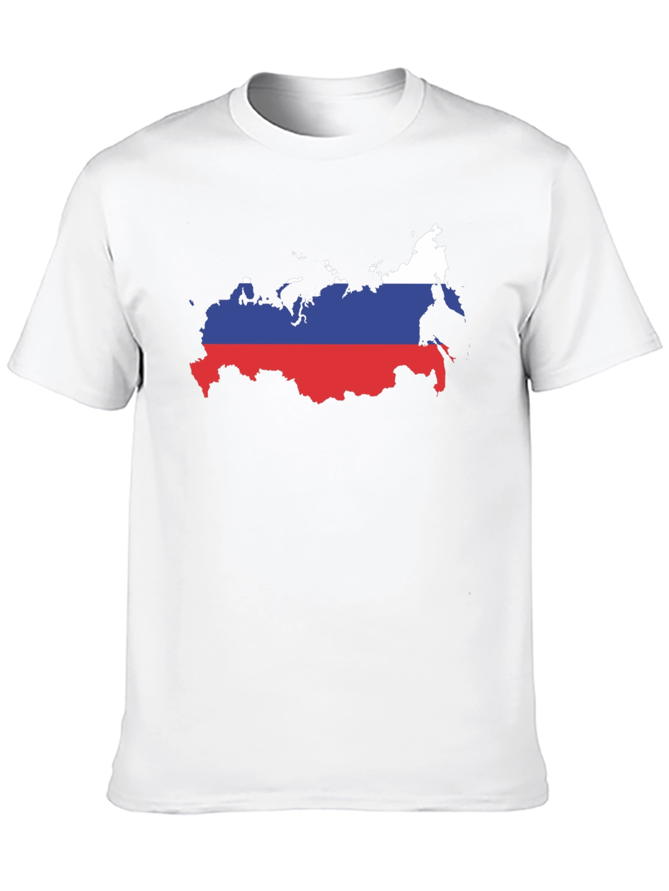Russian Flag Map T-Shirt