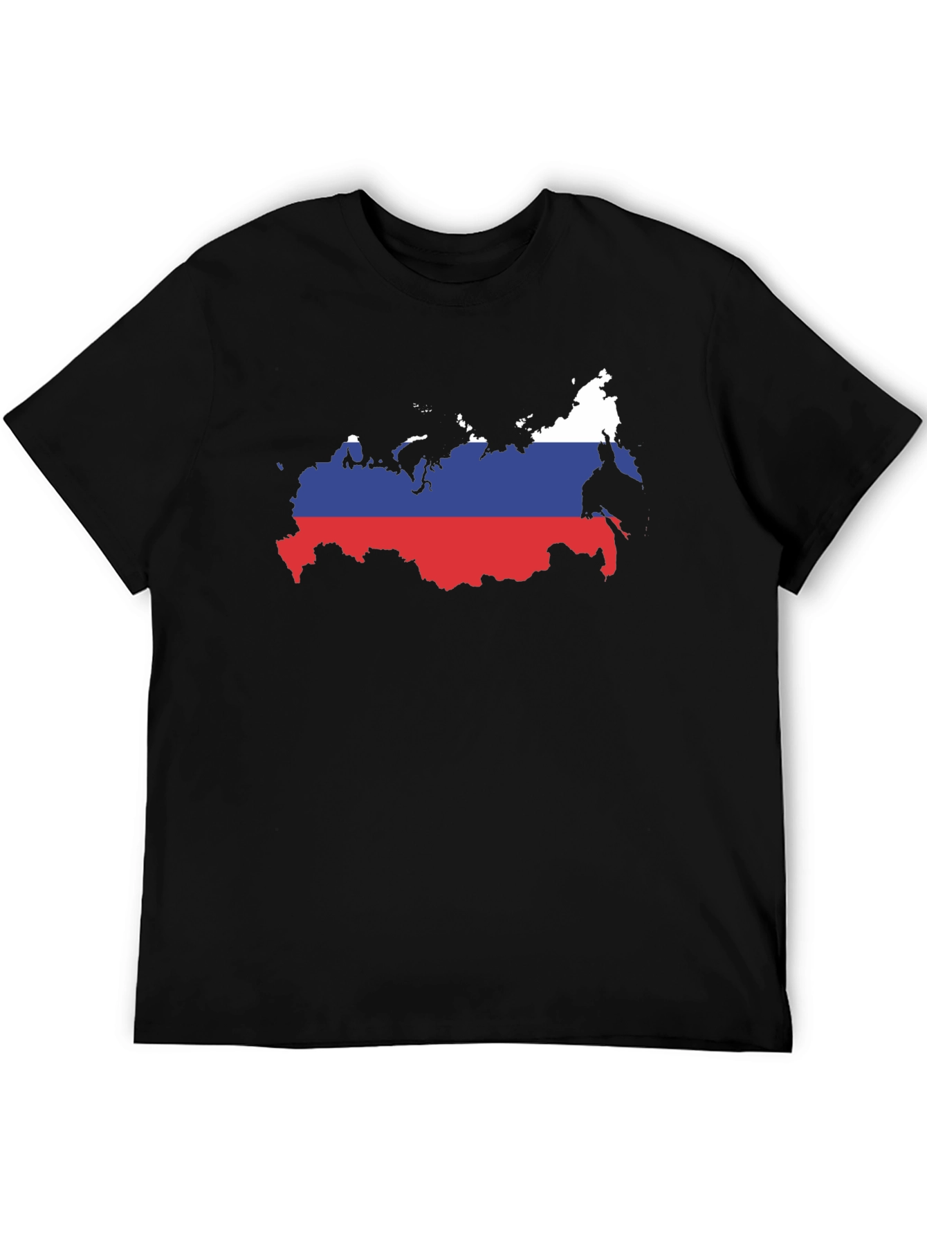Russian Flag Map T-Shirt