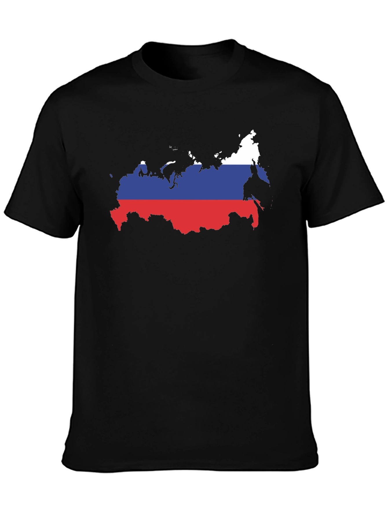 Russian Flag Map T-Shirt
