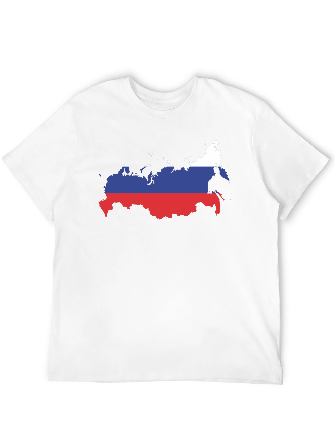 Russian Flag Map T-Shirt