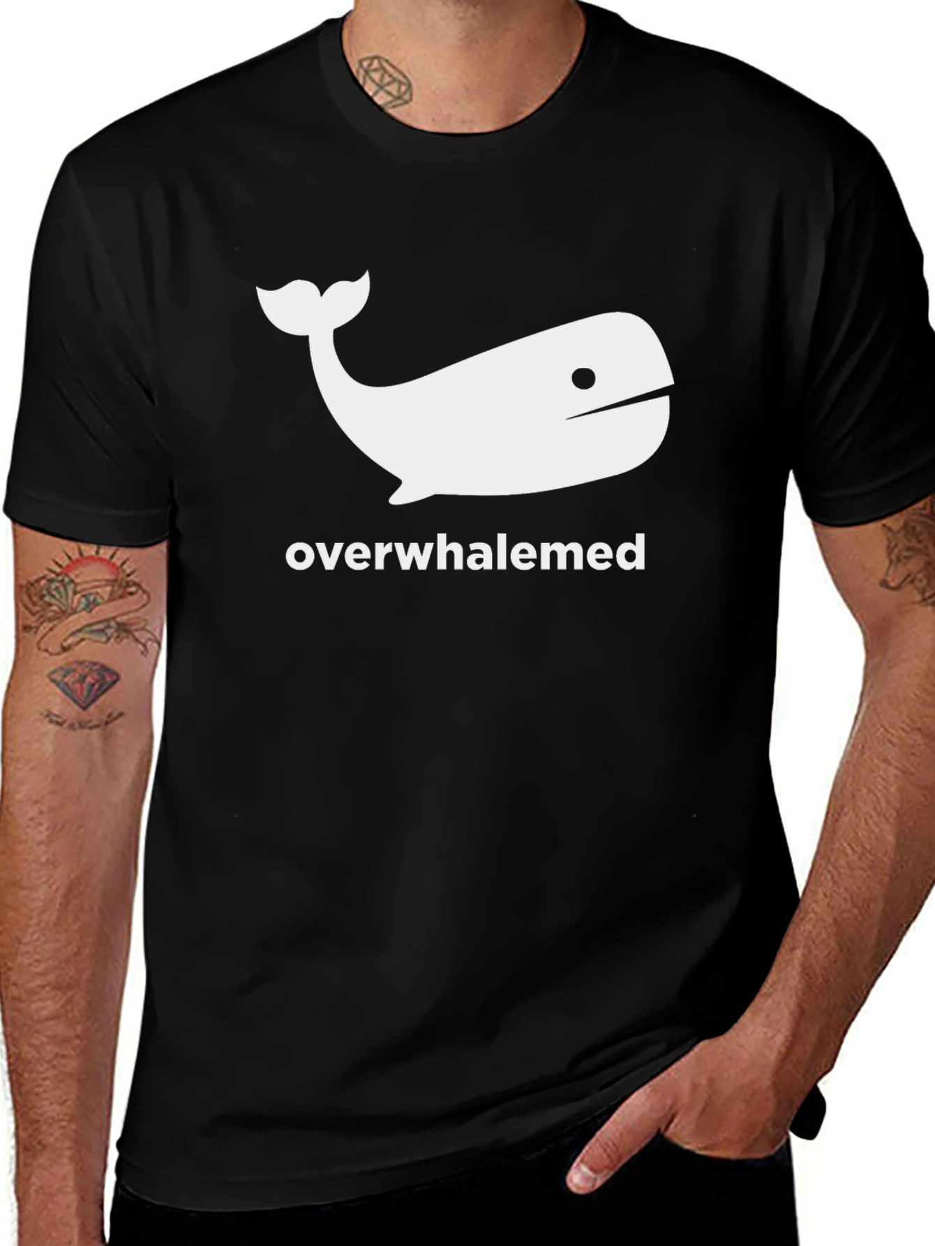 Overwhaledmed Funny T-Shirt