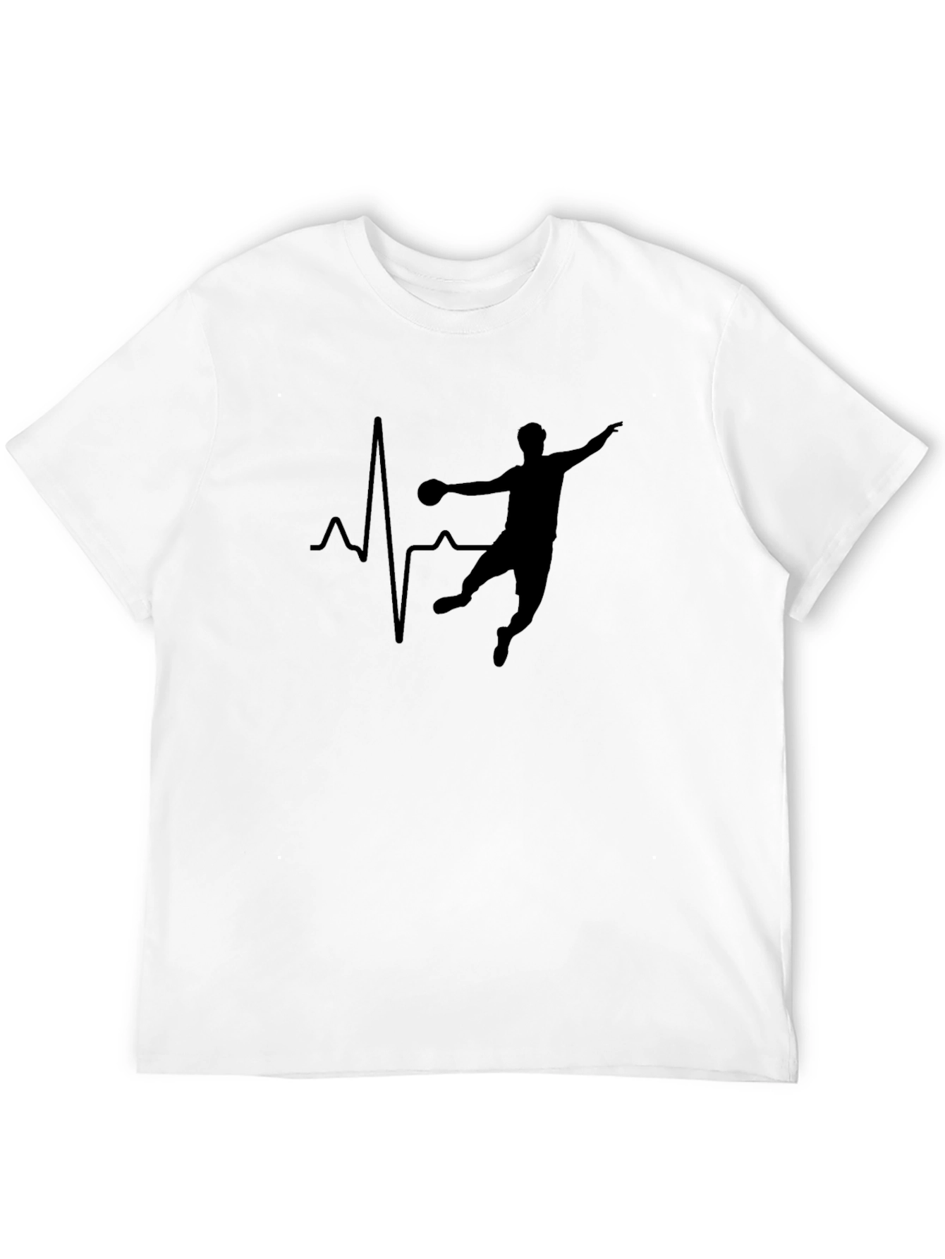 Handball Heartbeat Mens T-Shirt