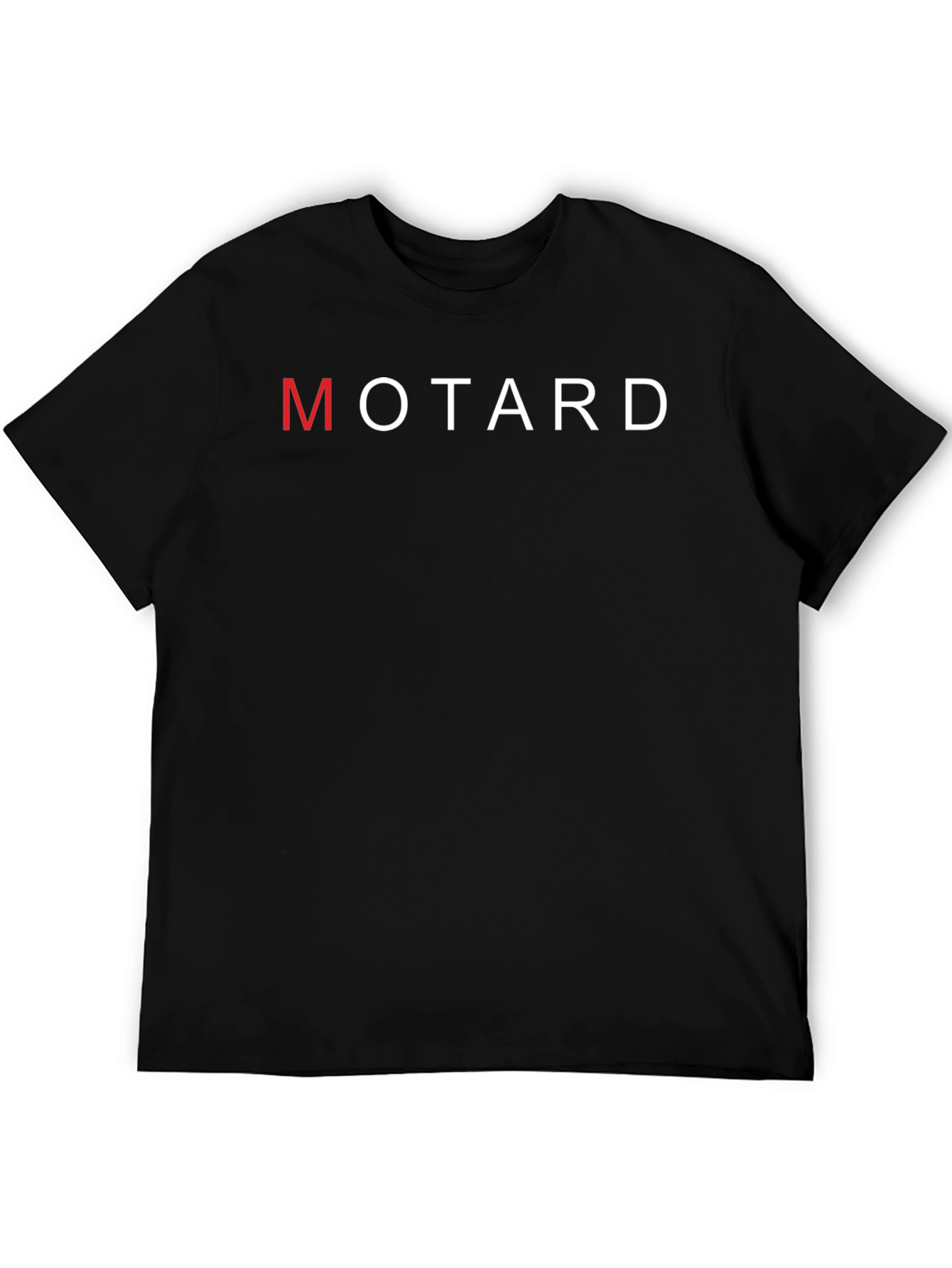 Motard Graphic Tee - Stylish Black Cotton T-Shirt