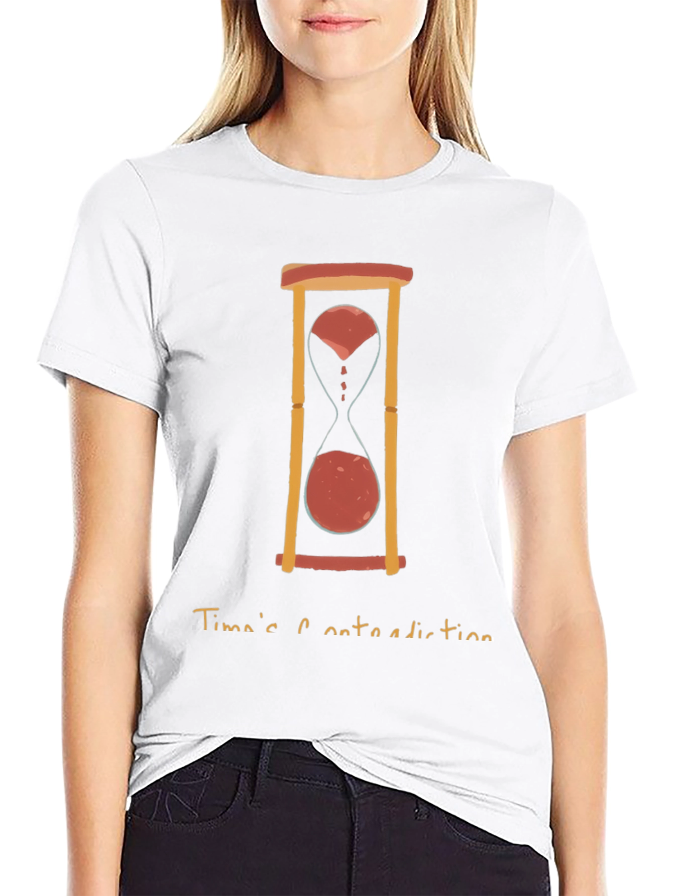 Hourglass Graphic Tee - Times Contradiction Design