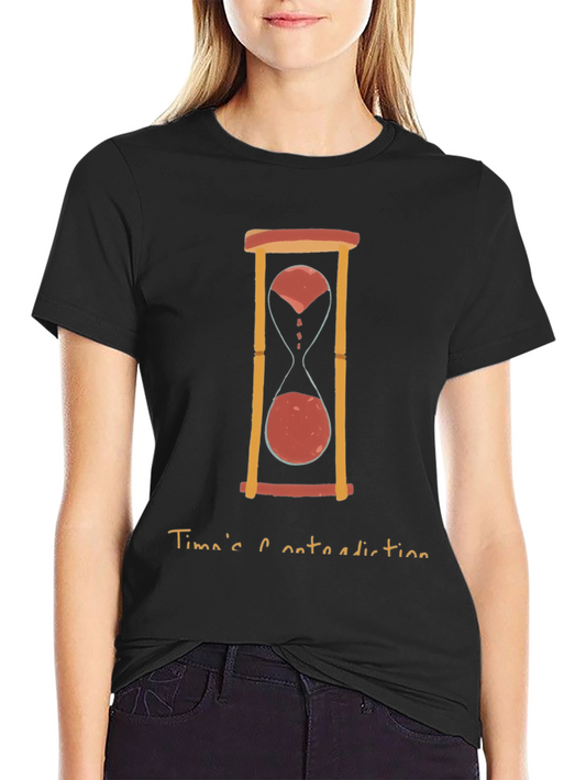 Hourglass Graphic Tee - Times Contradiction Design