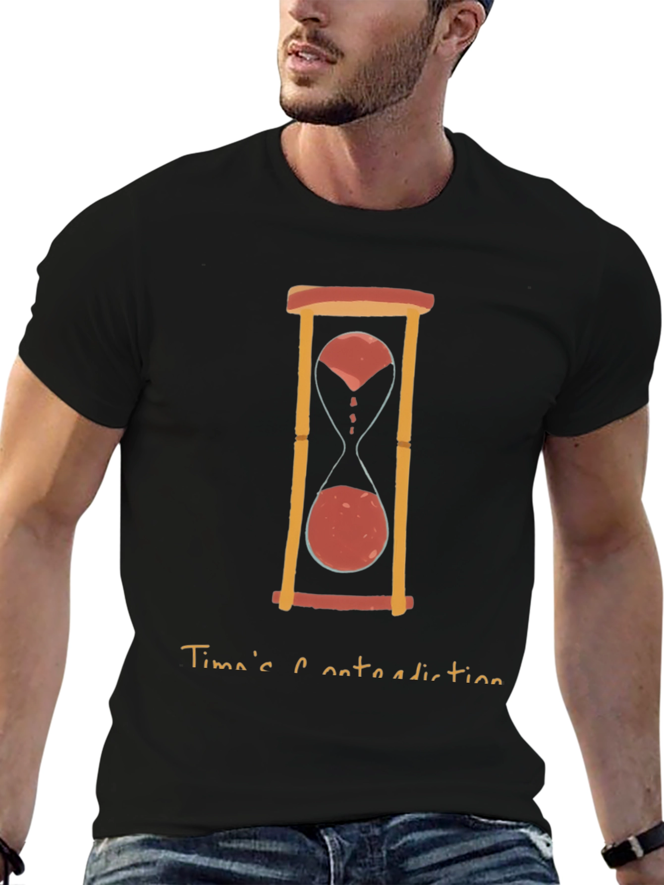 Hourglass Graphic Tee - Times Contradiction Design