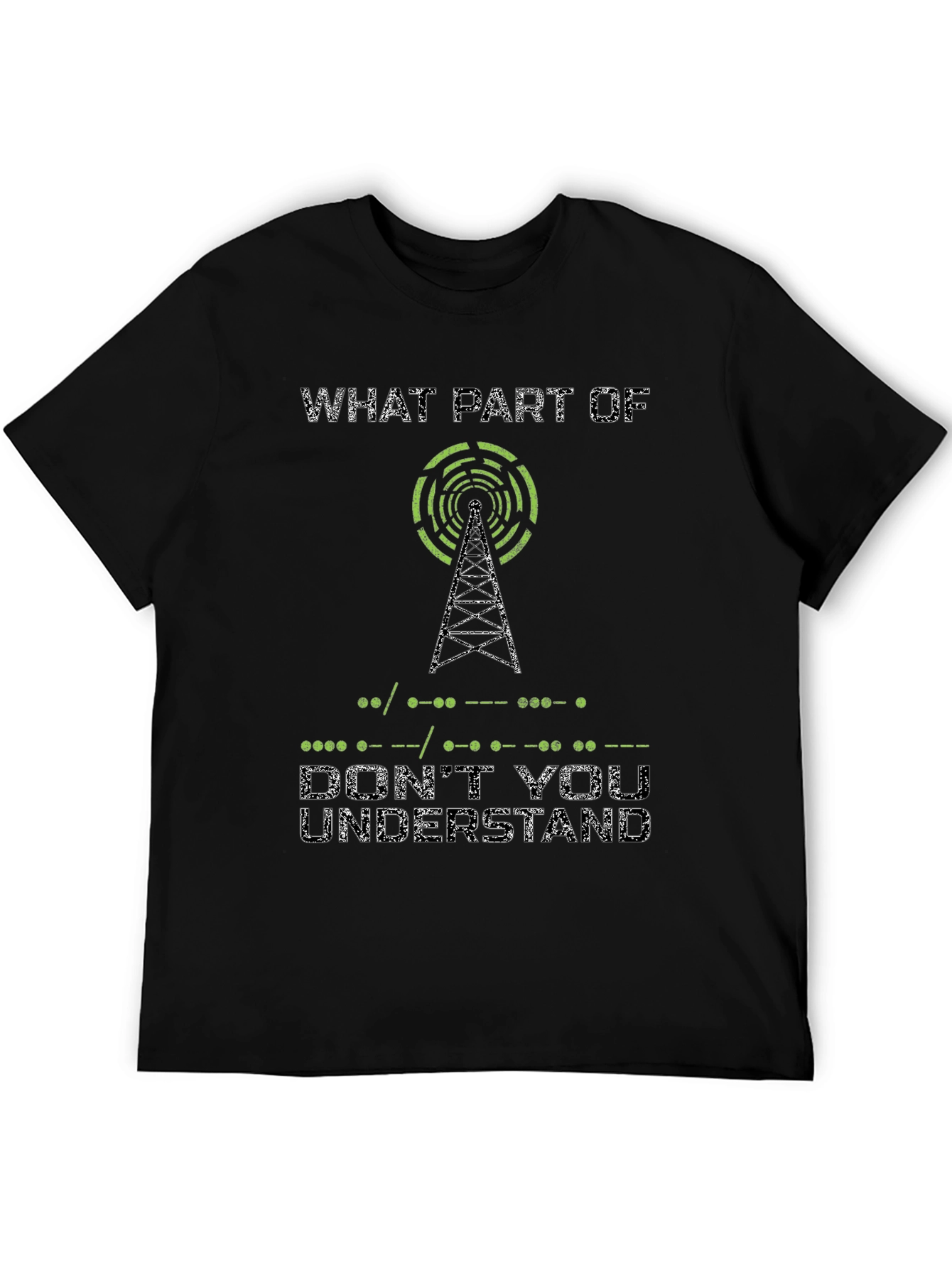 Morse Code Dont You Understand Graphic T-Shirt