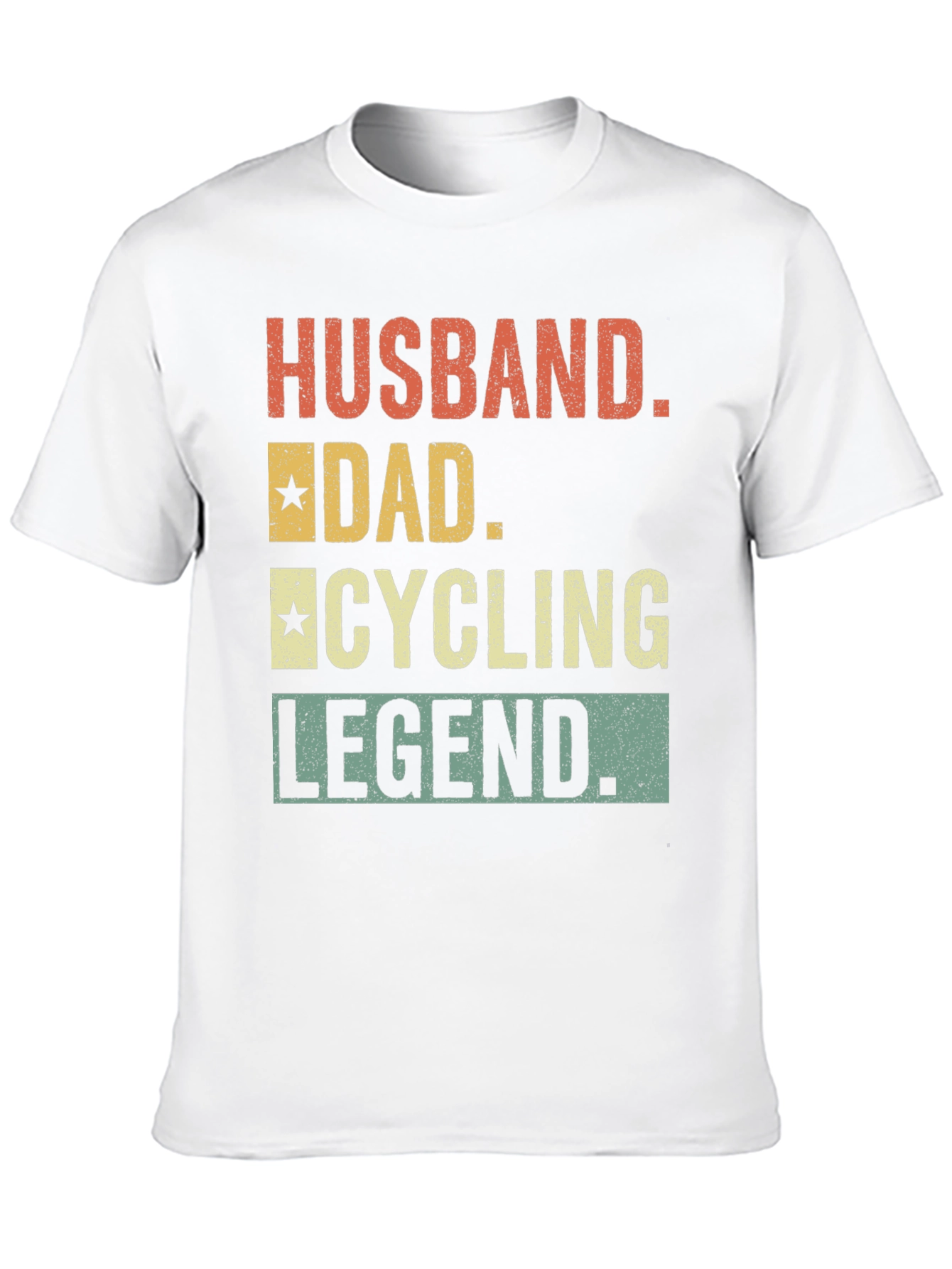 Husband Dad Cycling Legend Graphic Tee
