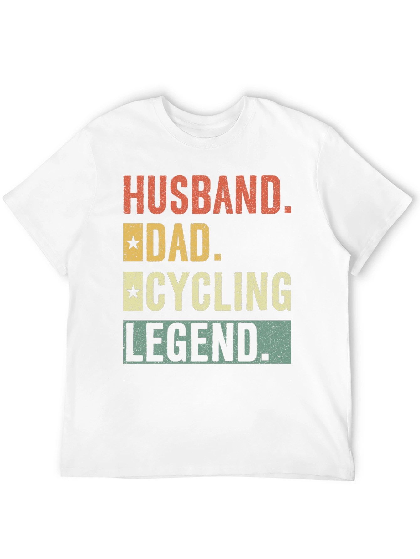 Husband Dad Cycling Legend Graphic Tee