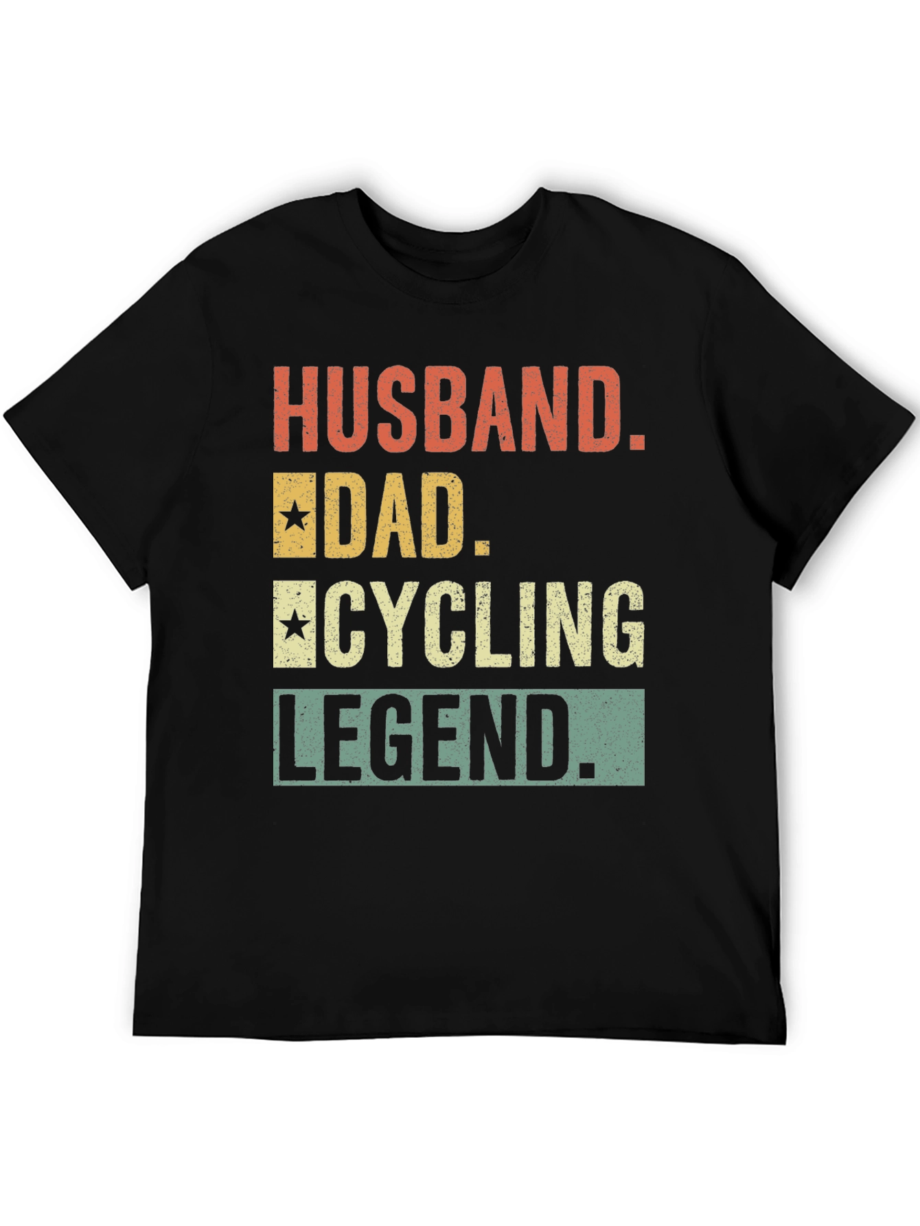 Husband Dad Cycling Legend Graphic Tee