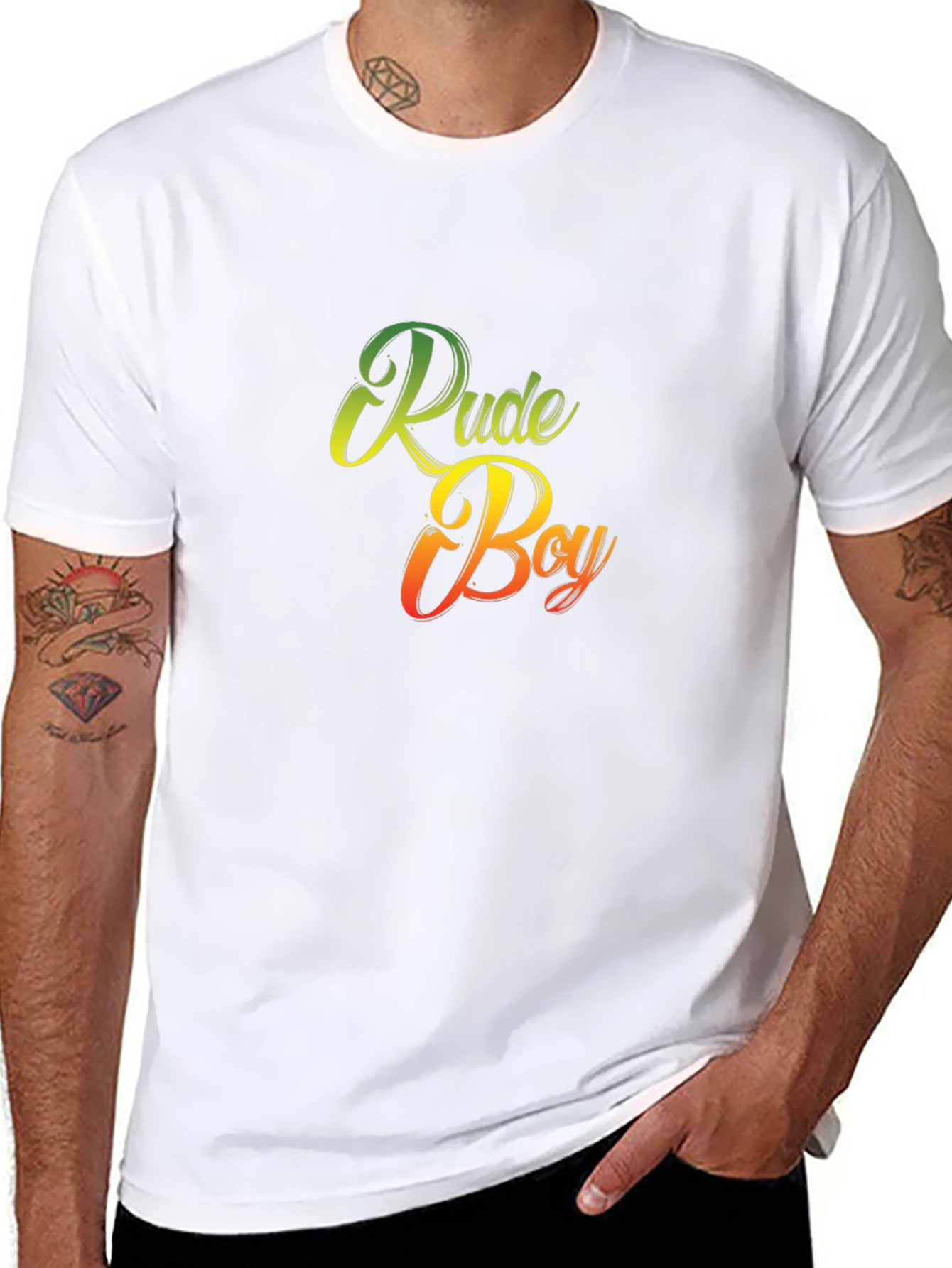 Rude Boy Graphic Tee - Reggae Style