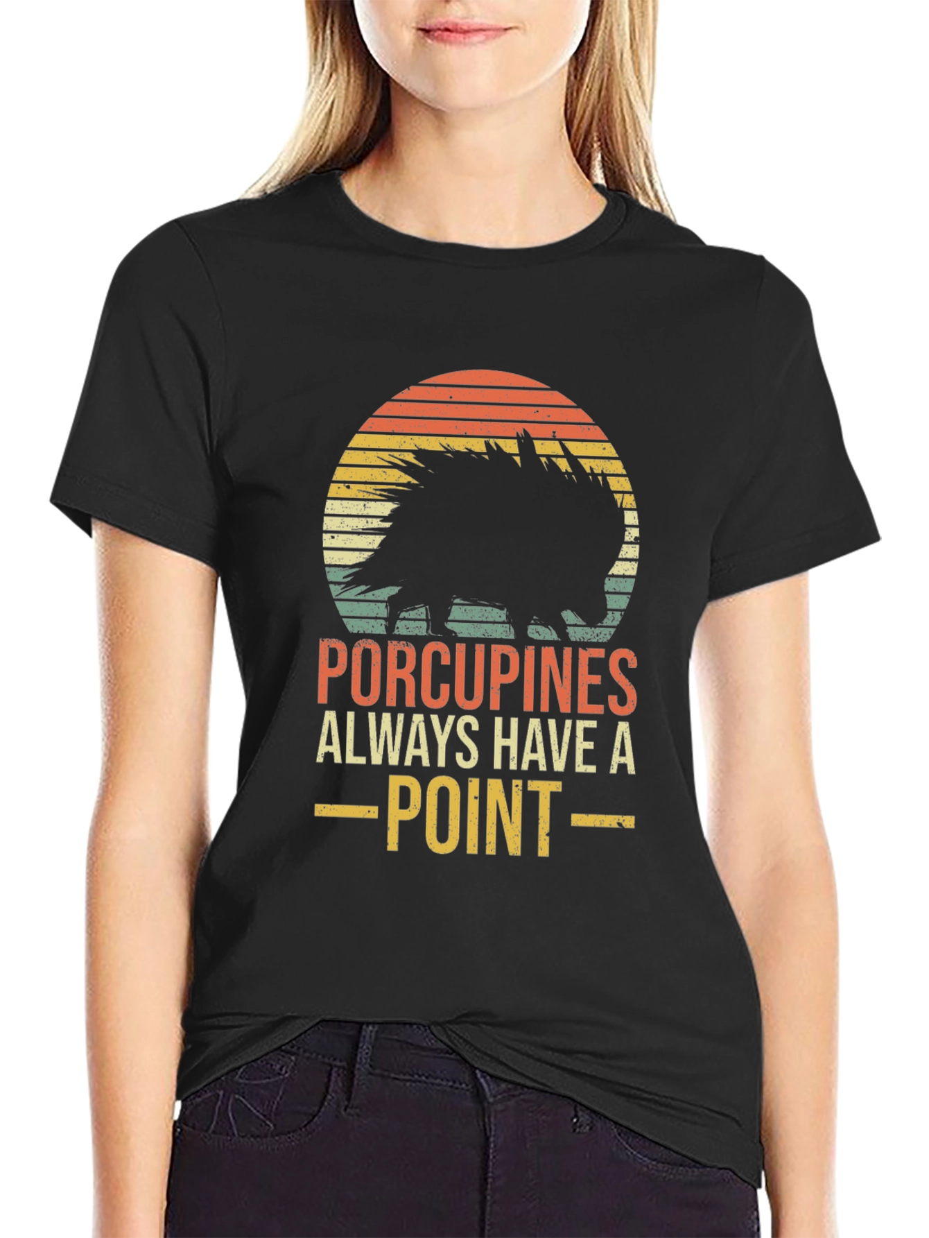 Porcupines Always Have A Point Graphic Tee