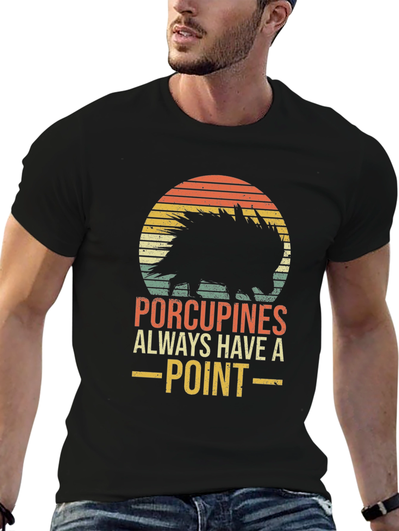 Porcupines Always Have A Point Graphic Tee