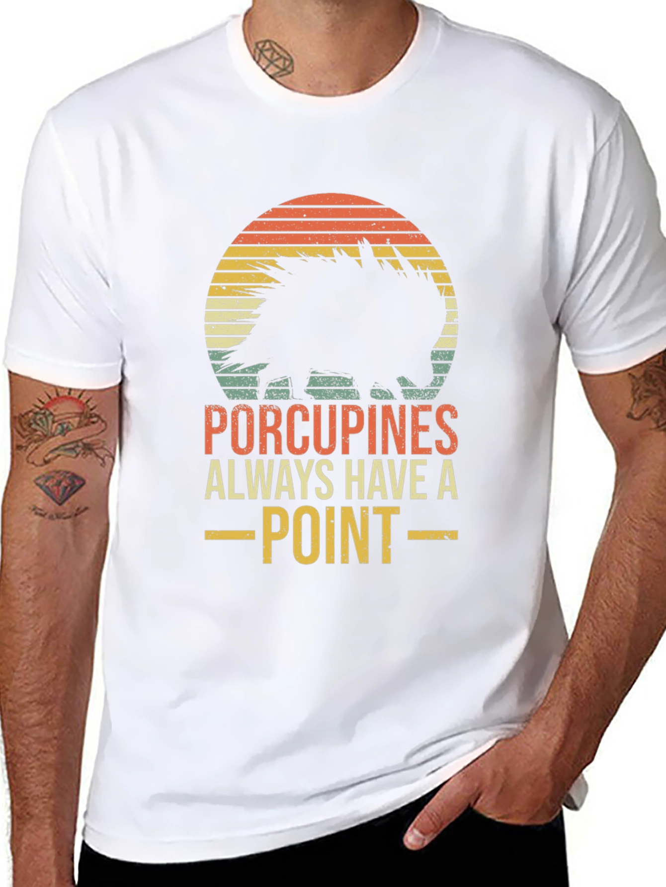 Porcupines Always Have A Point Graphic Tee