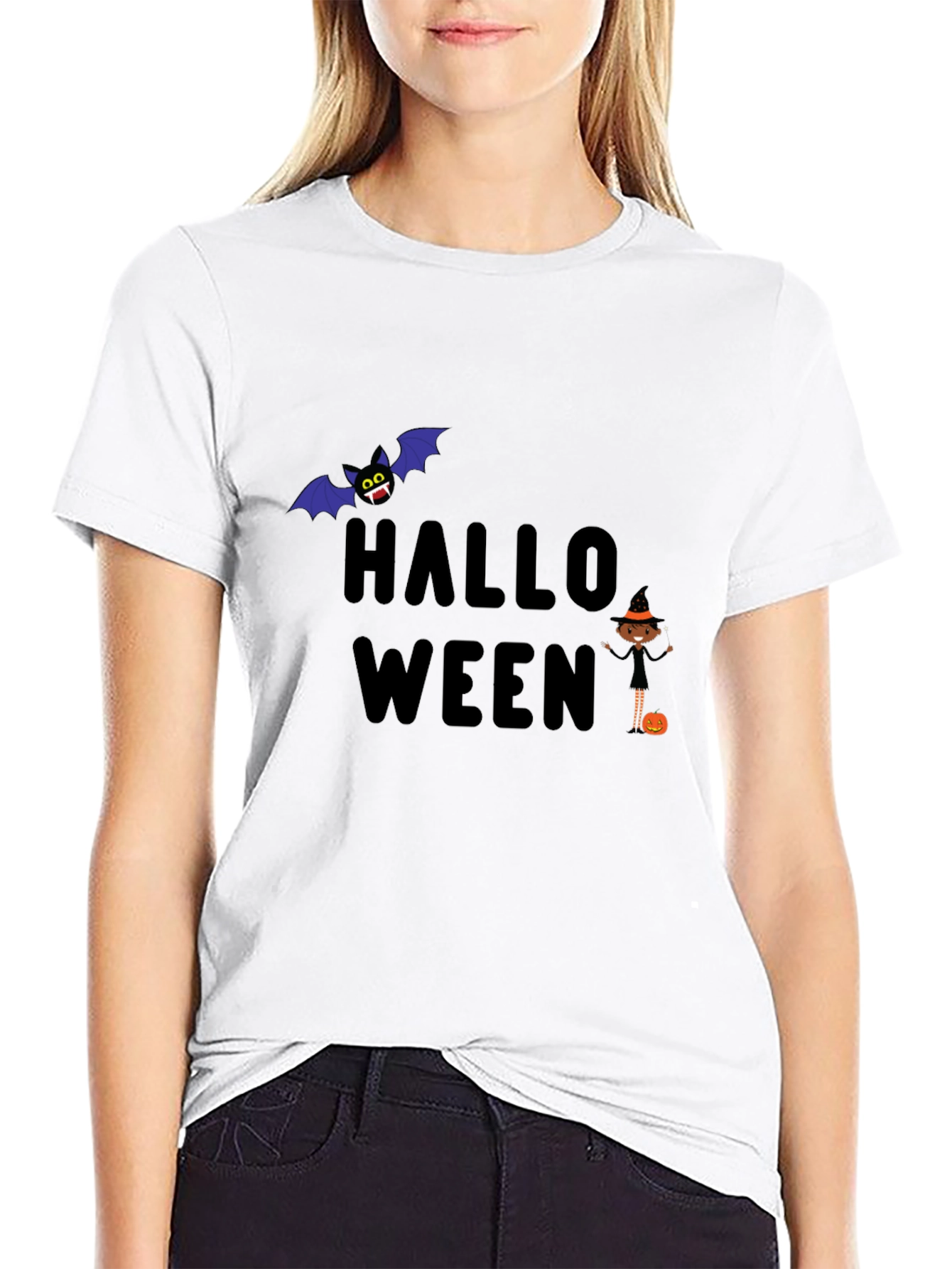 Halloween Themed Graphic T-Shirt