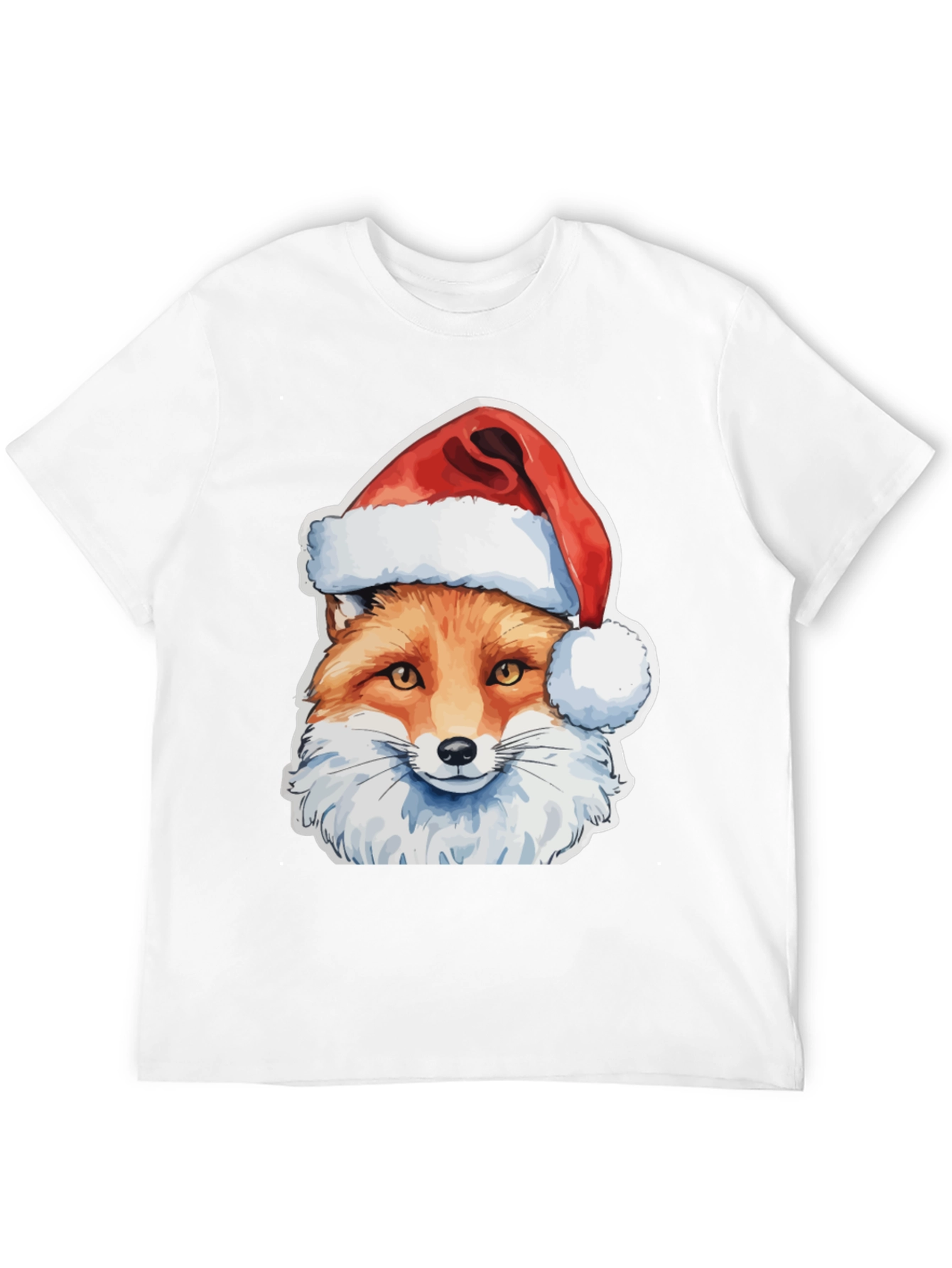 Festive Fox T-Shirt - Holiday Style