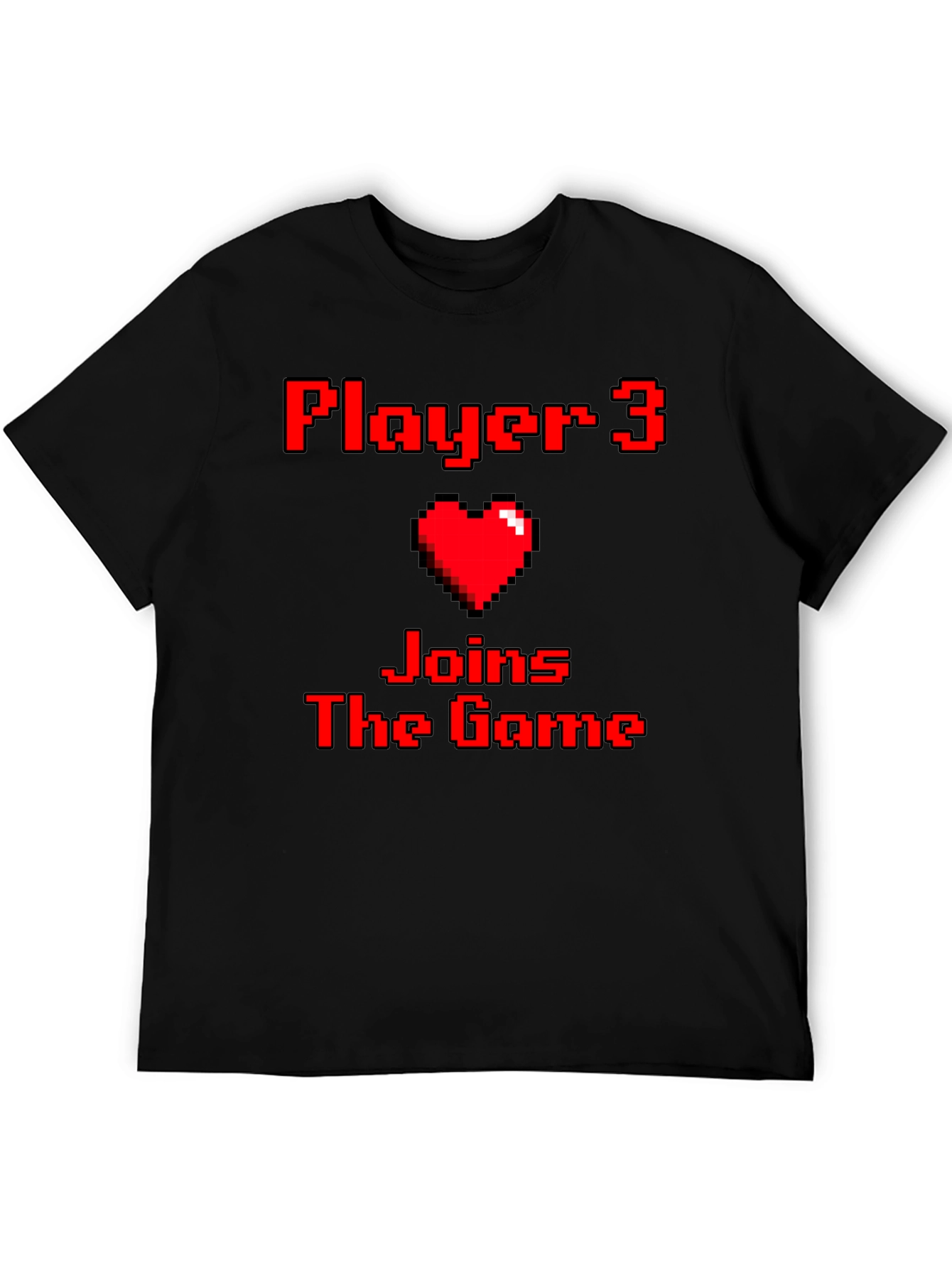 Player 3 Joins the Game Pixel Art T-Shirt