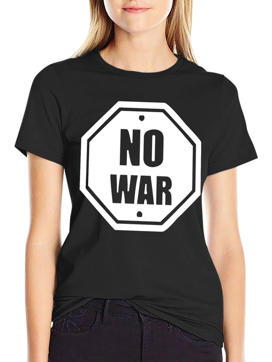No War T-Shirt - Black