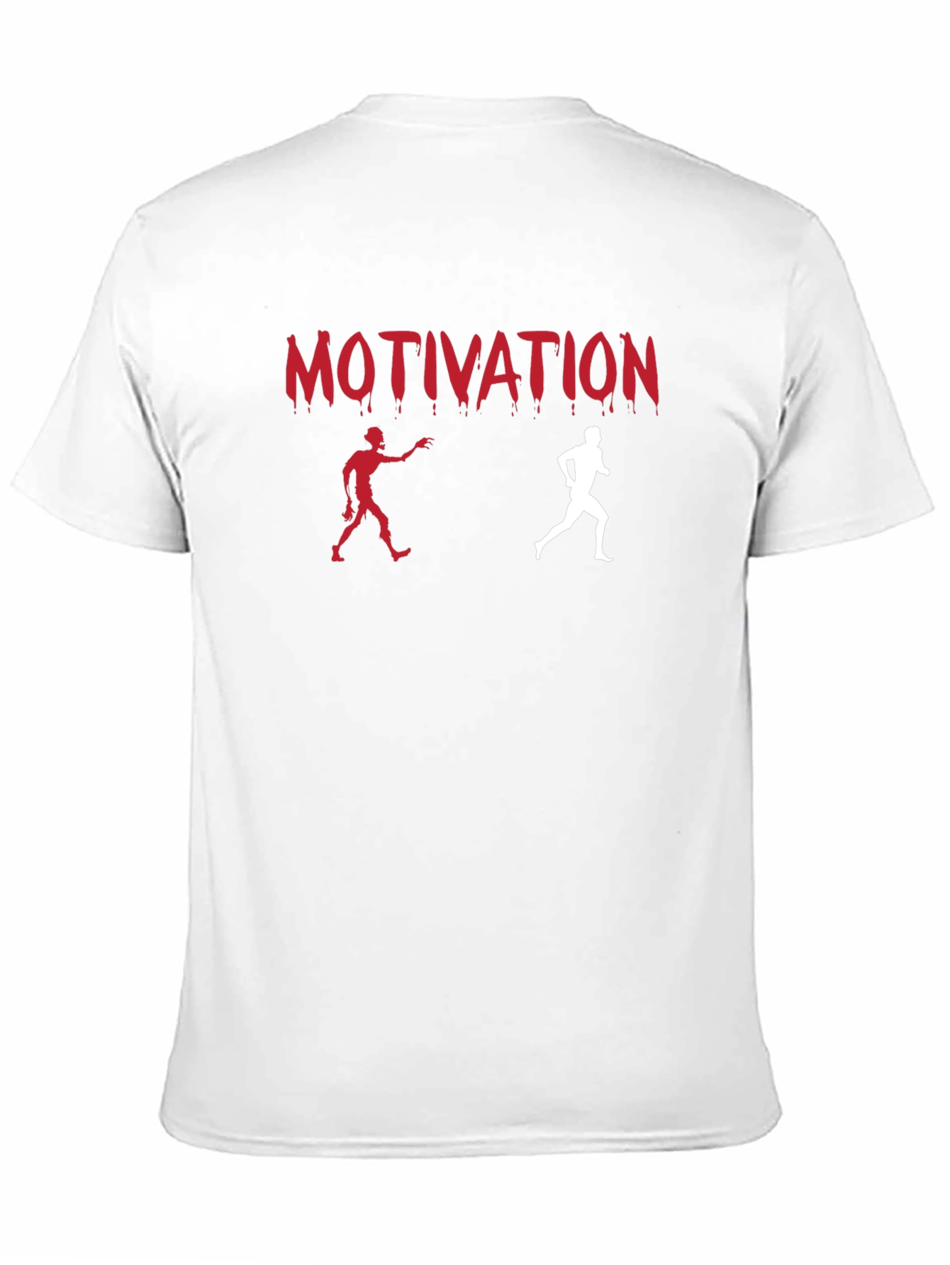 Motivational Zombie Run Black T-Shirt