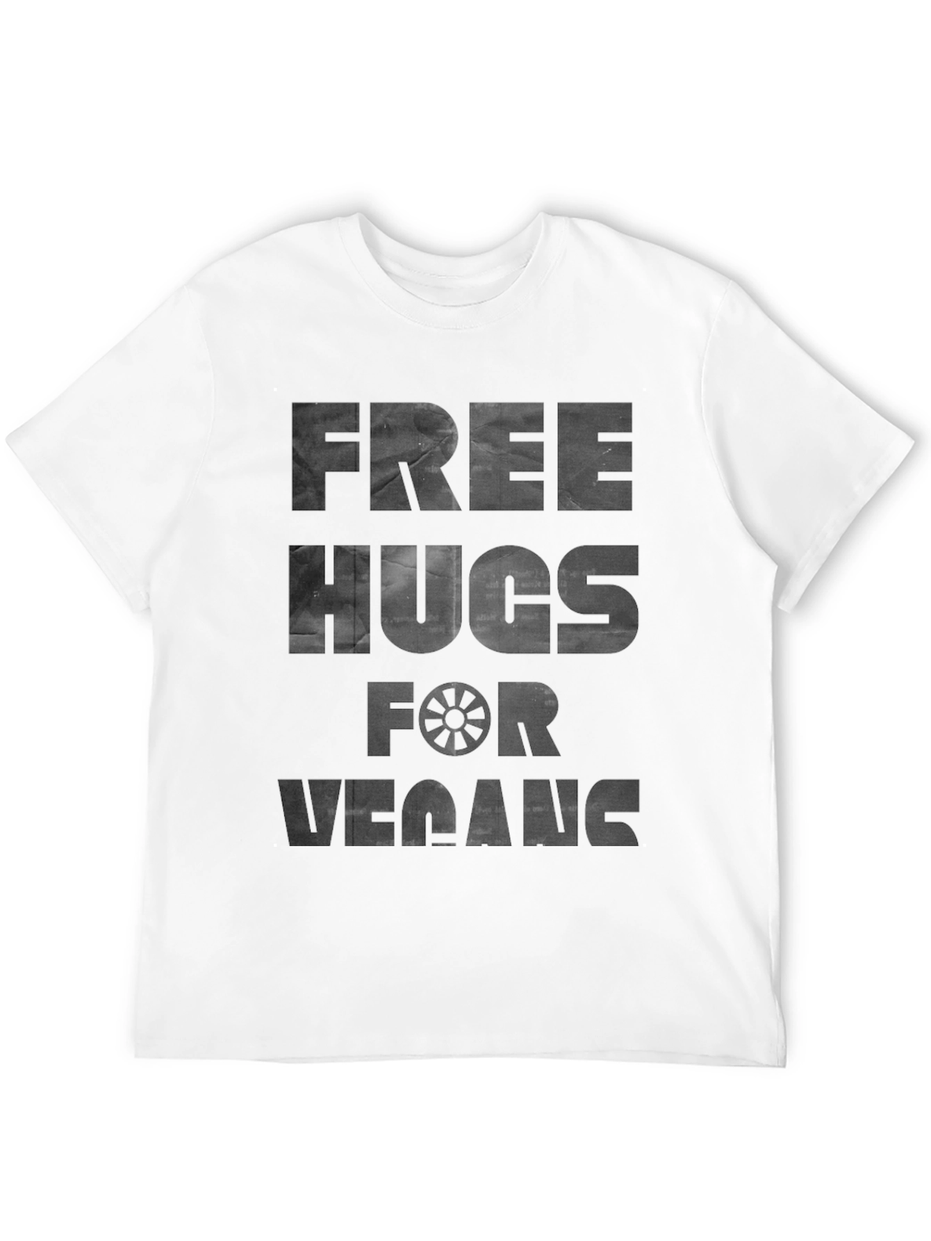 Vegan Free Hugs Black T-Shirt