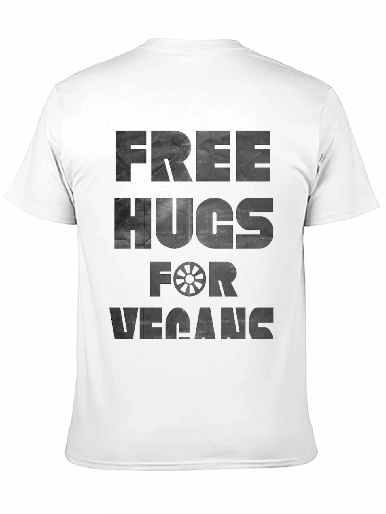 Vegan Free Hugs Black T-Shirt