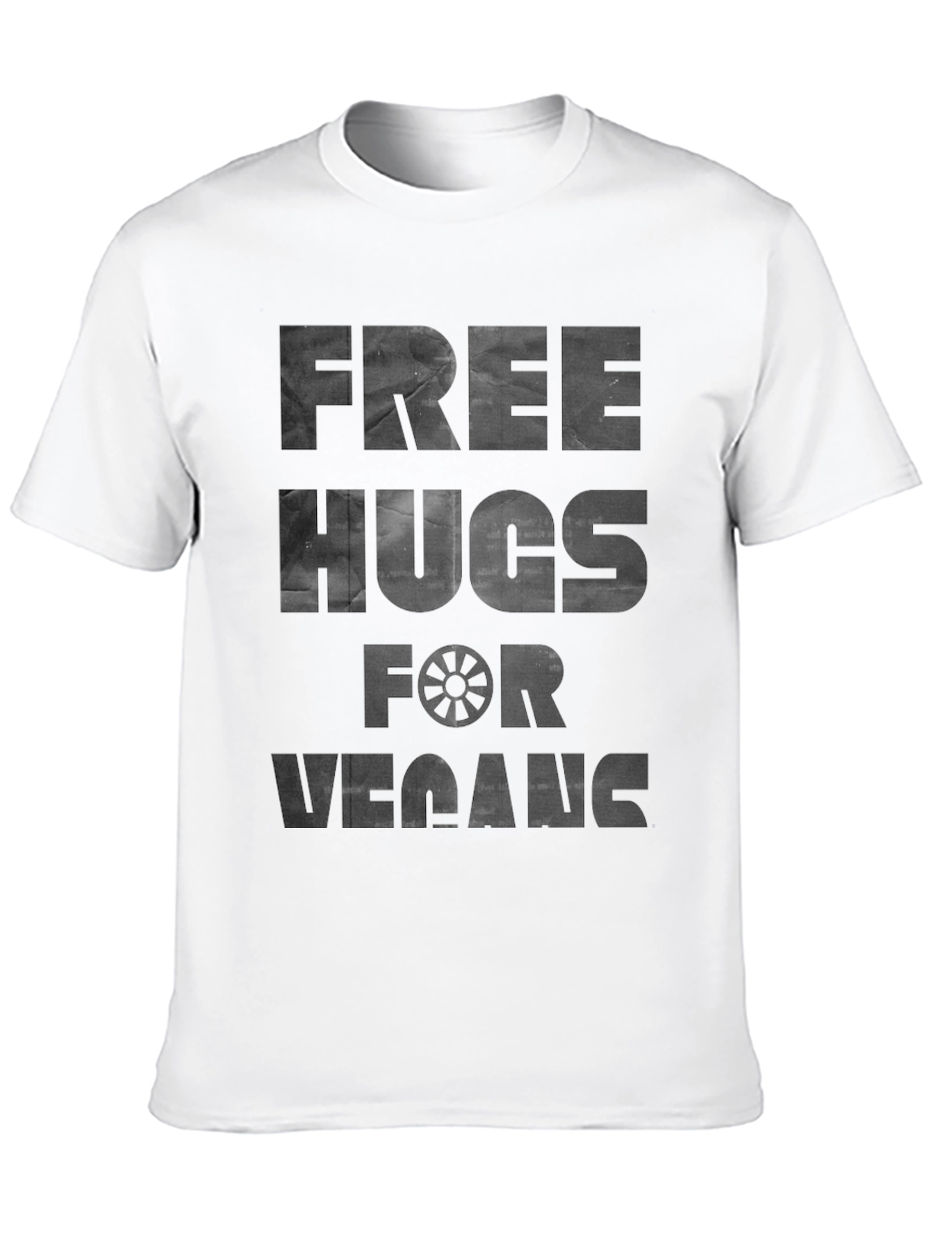 Vegan Free Hugs Black T-Shirt