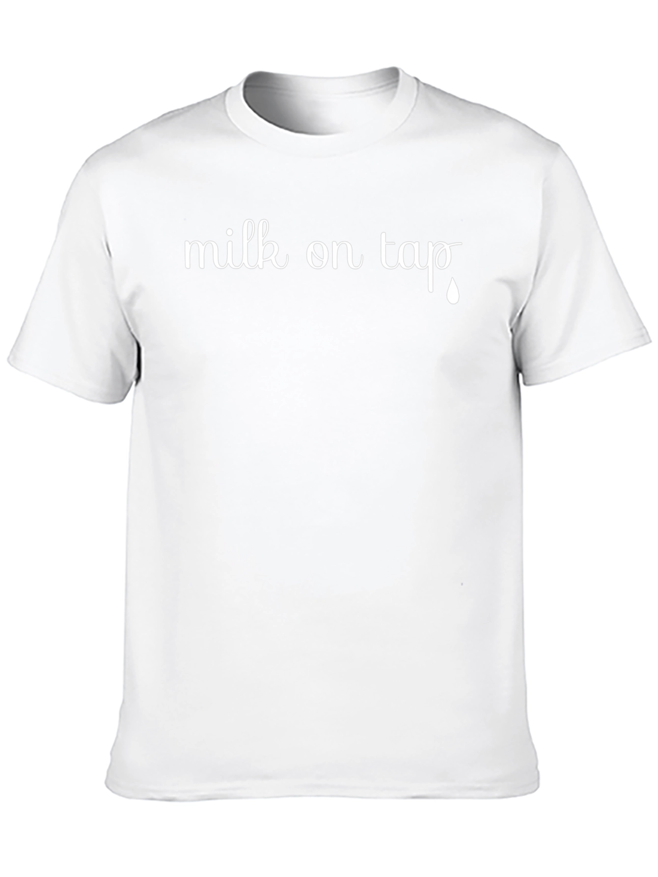 Milk On Tap Funny Graphic Tee - Black