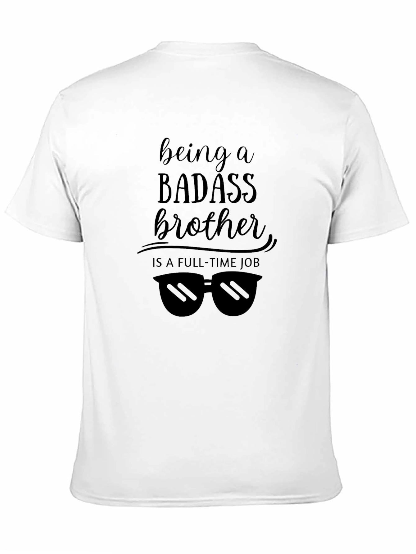 Badass Brother Graphic T-Shirt - Black